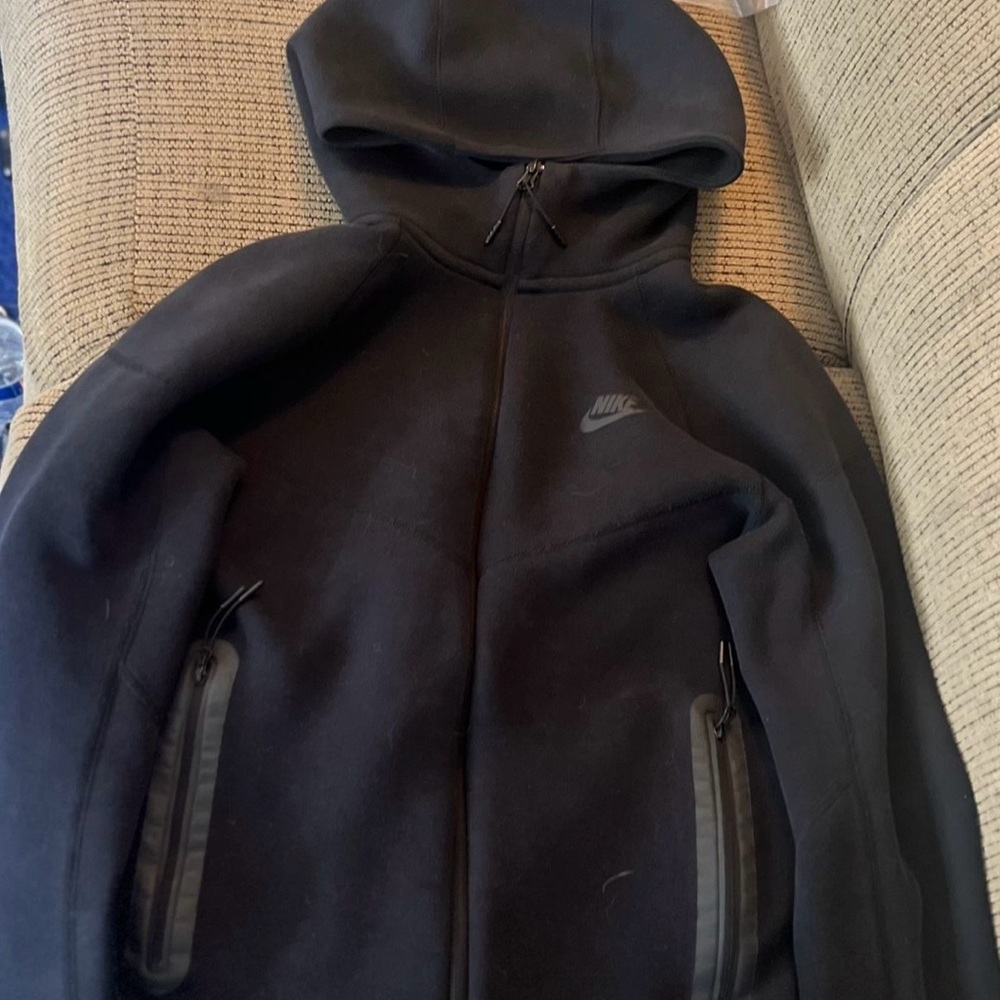 Nike Black hoddie Tech💥